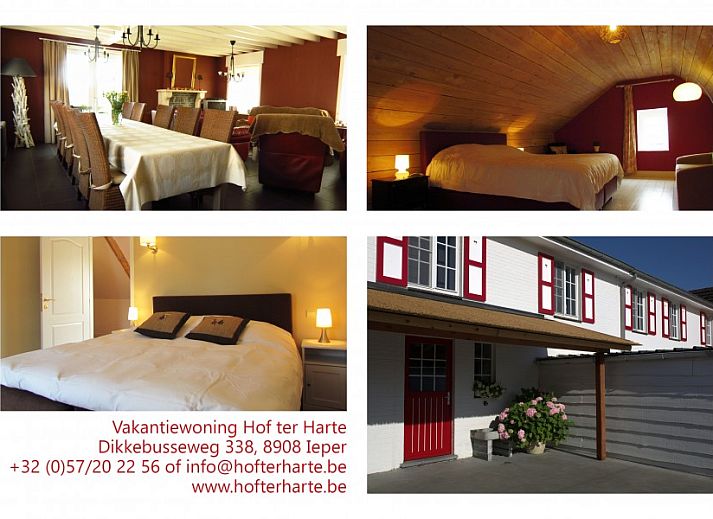 Verblijf 010220 • Vakantiewoning West-Vlaanderen • Hof ter Harte 
